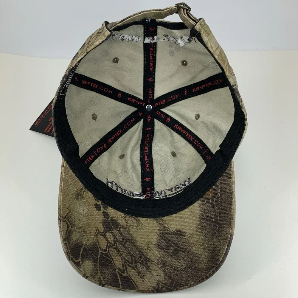 Wayne Smith Trucking Hat Kryptek Camo Strapback Outdoor Cap Baseball Cap w/ Tag